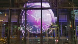 P6 Transparent LED display LED full color แบบโปร่งใส โปร่งแสง มองทะลุได้
